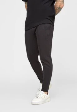 SikSilk Pantaloni SportiviBlack Uomo Pantaloni Sportivi E Joggers SIF22E0FZ-Q11