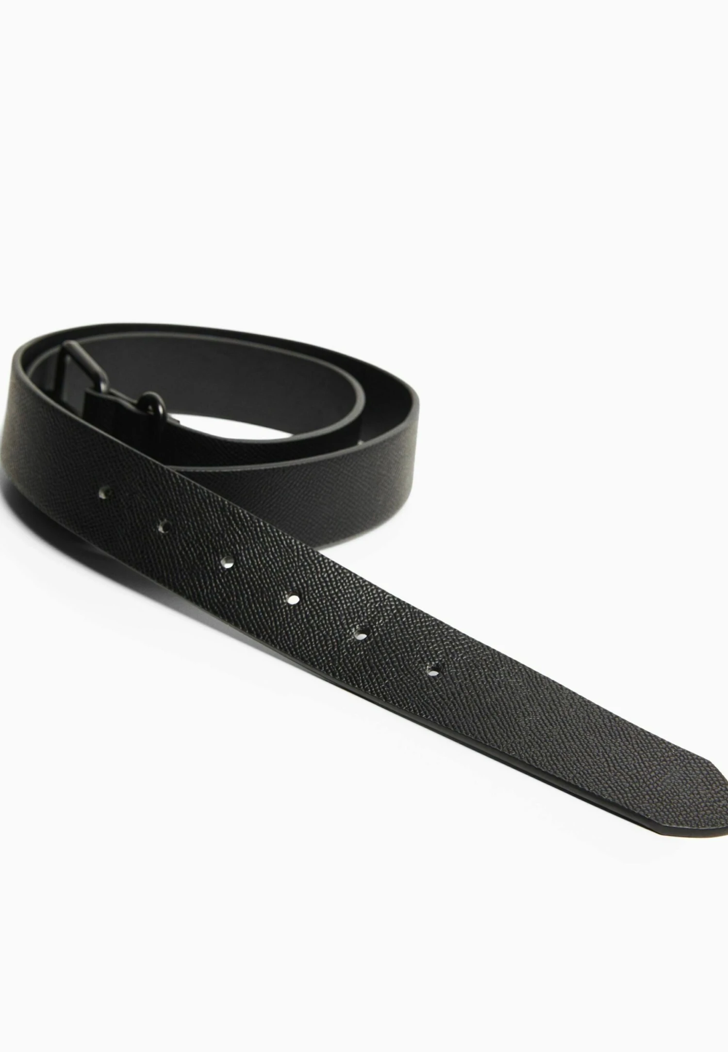 BERSHKA Textured CinturaBlack Uomo Cinture BEJ52D015-Q11 5 BERSHKA Textured CinturaBlack Uomo Cinture BEJ52D015-Q11 - immagine 3