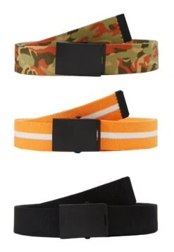 URBAN CLASSICS Trio 3 PackCinturaBlack/Orange/White Uomo Cinture UR652D00I-H11 -Negozio Di Abbigliamento Zalando cb210fb56a104d059fbaf0b20b7f0c8c