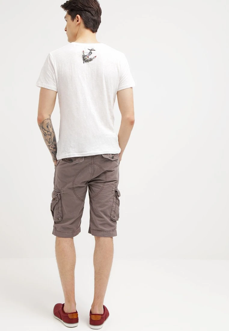 Schott Battle - Shorts - Khaki 5 Schott Battle - Shorts - Khaki - immagine 3