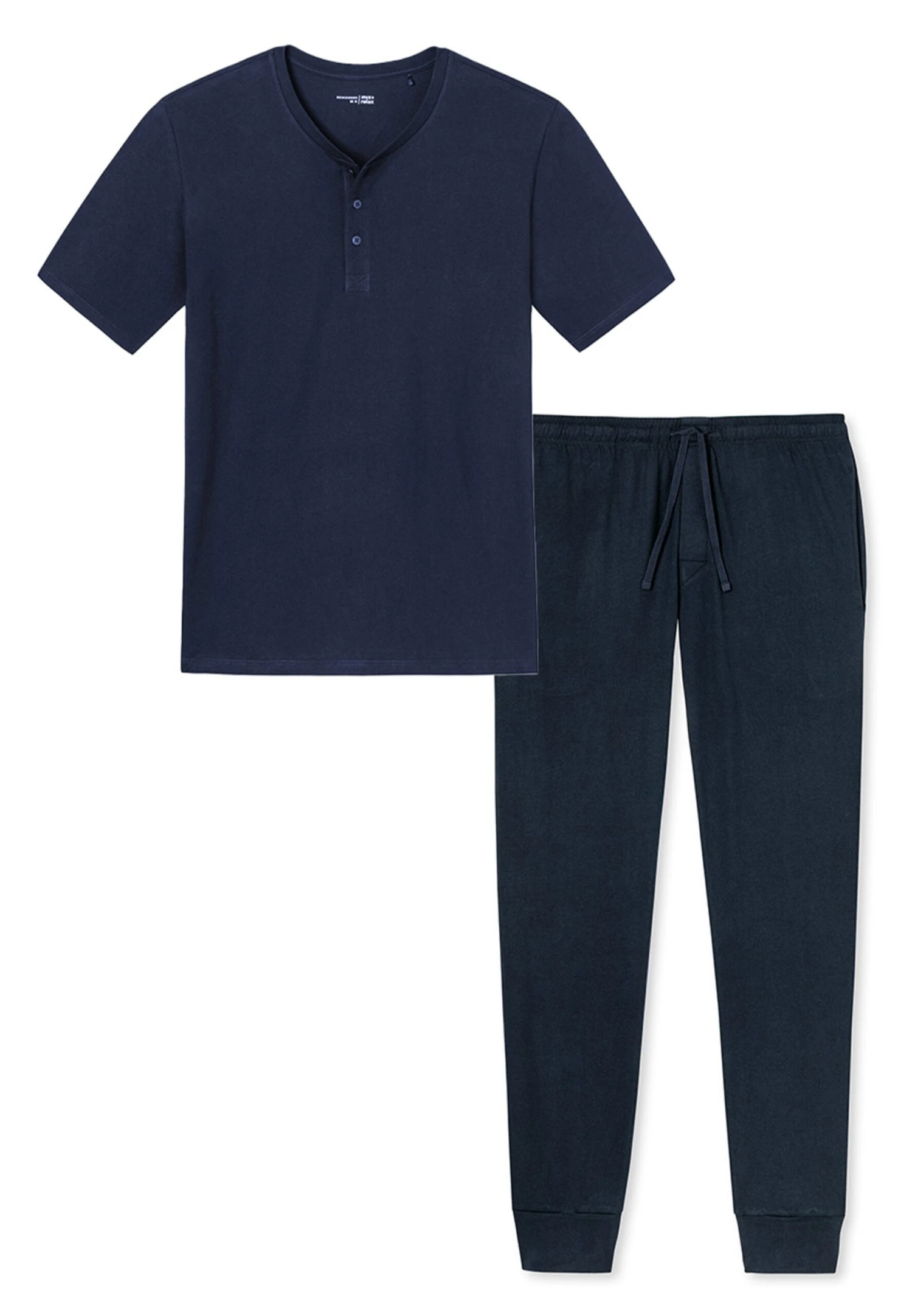 Schiesser Mix Set - Pigiama - Dunkelblau 7 Schiesser Mix Set - Pigiama - Dunkelblau - immagine 5