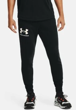 Under Armour Rival TerryPantaloni SportiviBlack Uomo Pantaloni Sportivi E Joggers UN242E0L7-Q11