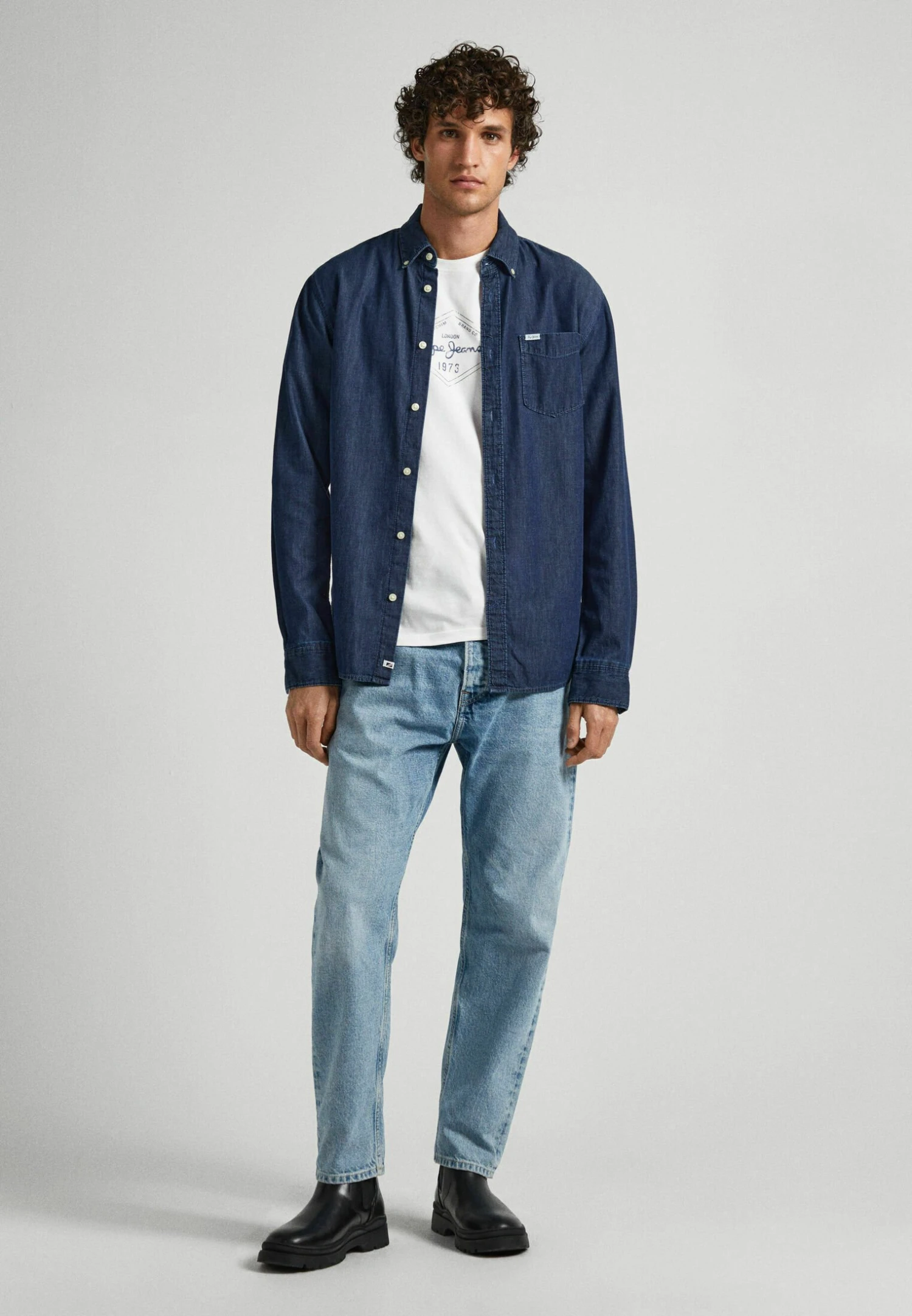 Pepe Jeans PartonCamiciaDenim Uomo Camicie PE122D0KD-K11 4 Pepe Jeans PartonCamiciaDenim Uomo Camicie PE122D0KD-K11 - immagine 2