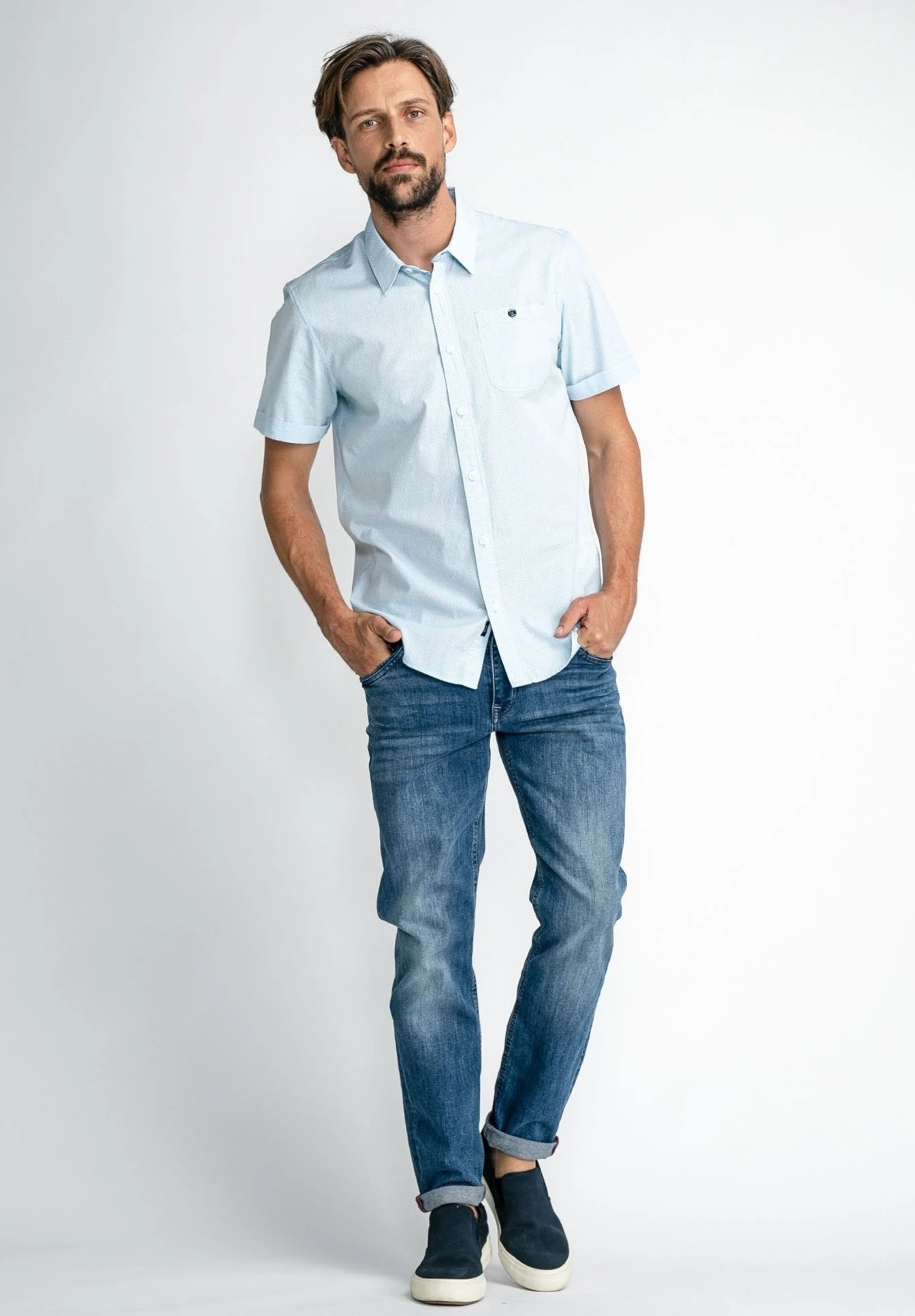 Petrol Industries With Short SleevesCamiciaMalibu Blue Uomo Camicie P6822D06H-K11 4 Petrol Industries With Short SleevesCamiciaMalibu Blue Uomo Camicie P6822D06H-K11 - immagine 2