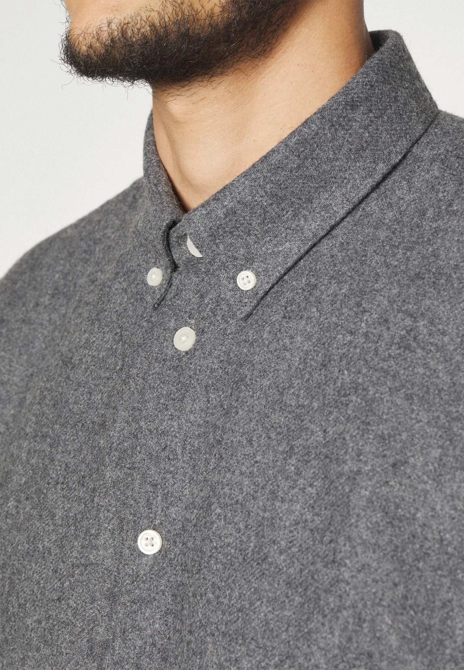 Minimum Waynes CamiciaGrey Melange Uomo Camicie MI422D0AV-C11 9 Minimum Waynes CamiciaGrey Melange Uomo Camicie MI422D0AV-C11 - immagine 7