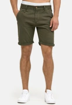 Indicode Jeans Casual Fit - Shorts - Grün Army