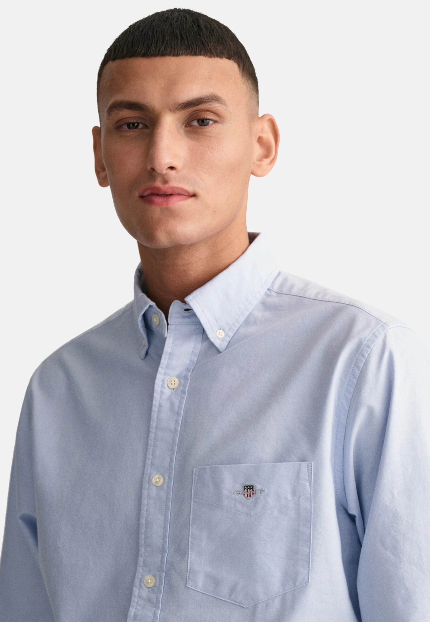 Gant Reg Oxford Shirt - Camicia - Light Blue 6 Gant Reg Oxford Shirt - Camicia - Light Blue - immagine 4