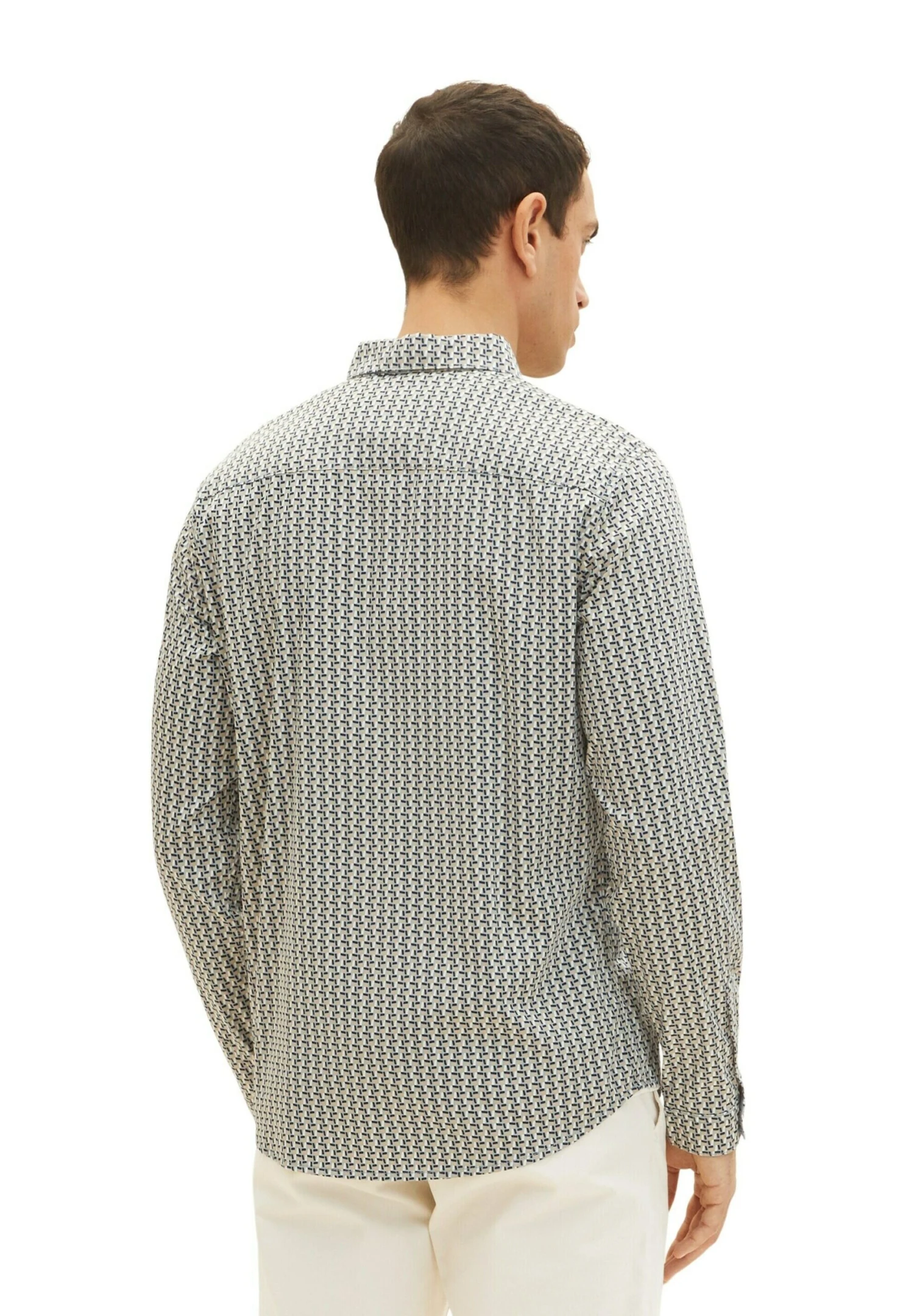 Tom Tailor Mit Allover-Print - Camicia - Ice Blue Design 4 Tom Tailor Mit Allover-Print - Camicia - Ice Blue Design - immagine 2