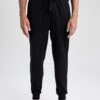 DeFacto Regular Fit- Pantaloni Del Pigiama - Black