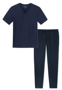 Schiesser PigiamaDunkelblau Uomo Per La Notte S5982M0AC-K11 -Negozio Di Abbigliamento Zalando d5601a88c9ab40d9ba823f226a41a18c