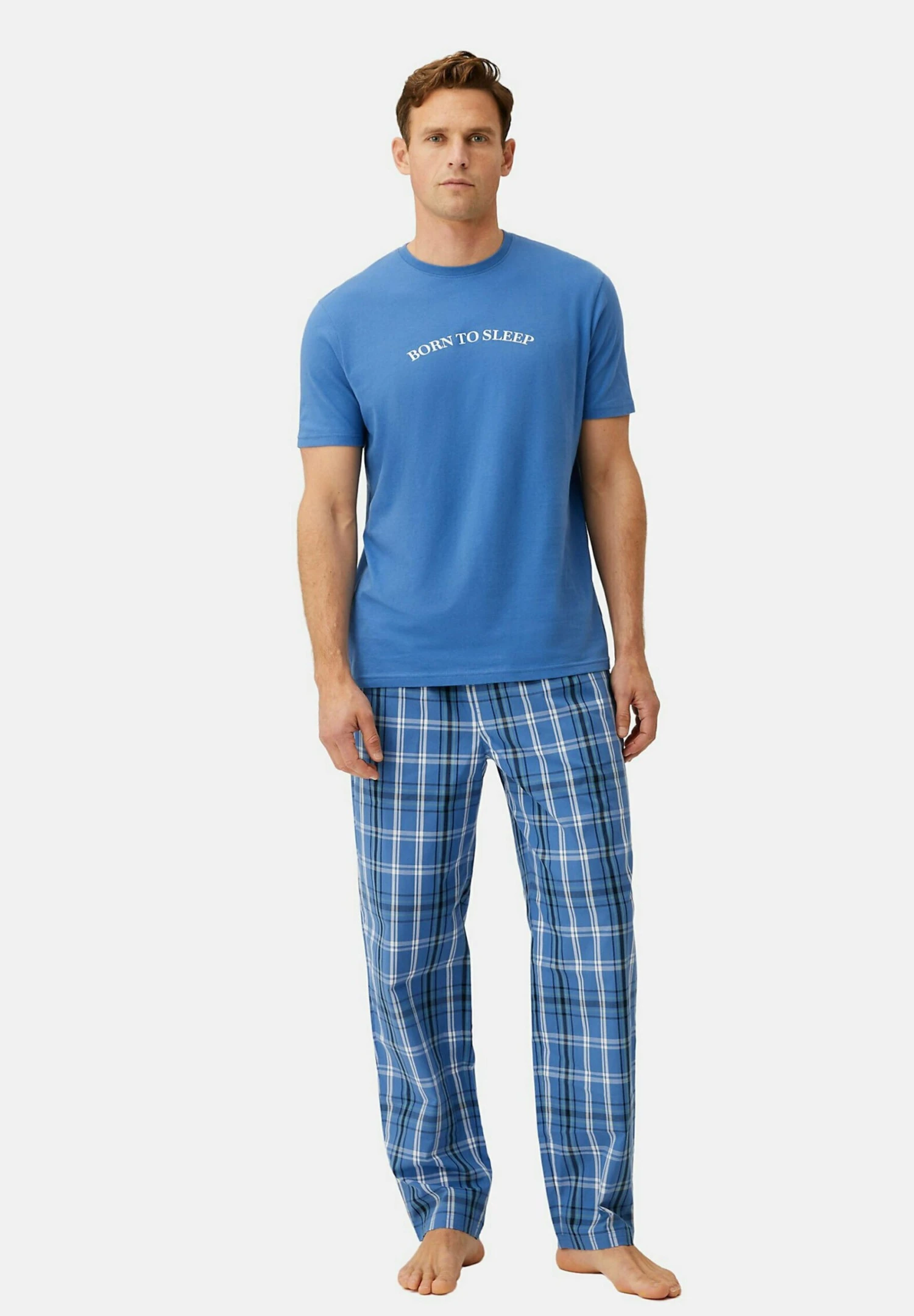 Marks & Spencer Slogan Set - Pigiama - Blue Mix 4 Marks & Spencer Slogan Set - Pigiama - Blue Mix - immagine 2