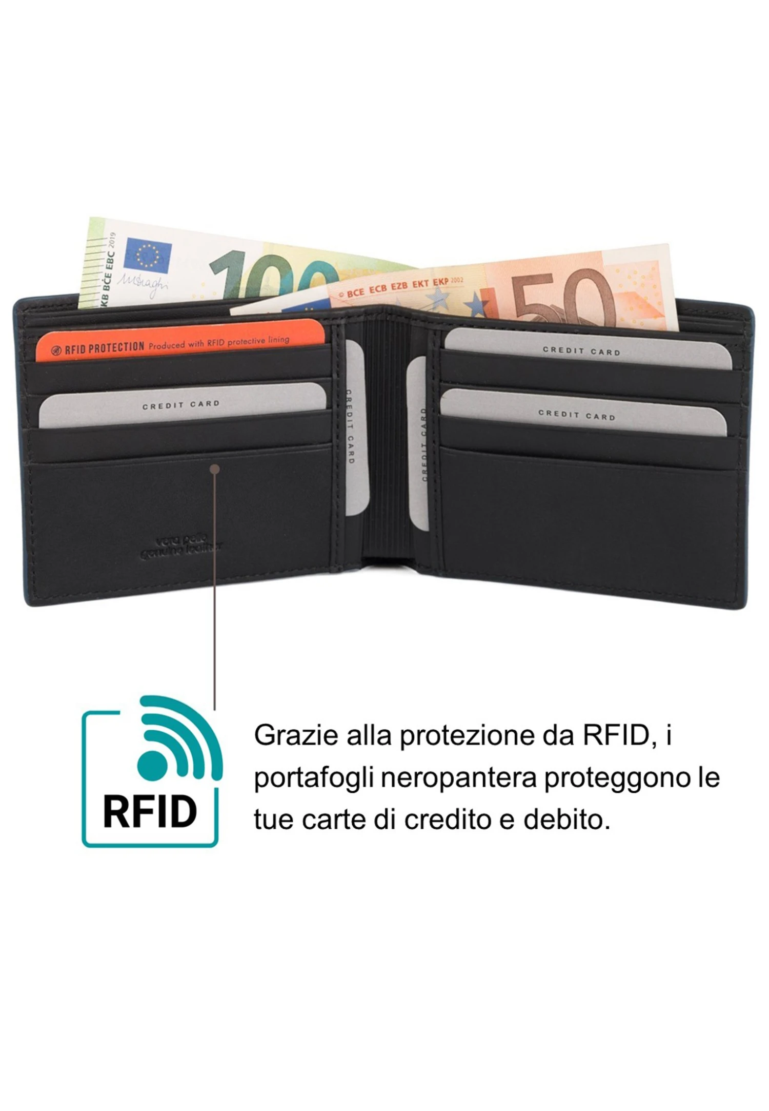 PortafoglioNero Uomo Portafogli E Custodie N4852F009-Q11 8 PortafoglioNero Uomo Portafogli E Custodie N4852F009-Q11 - immagine 6