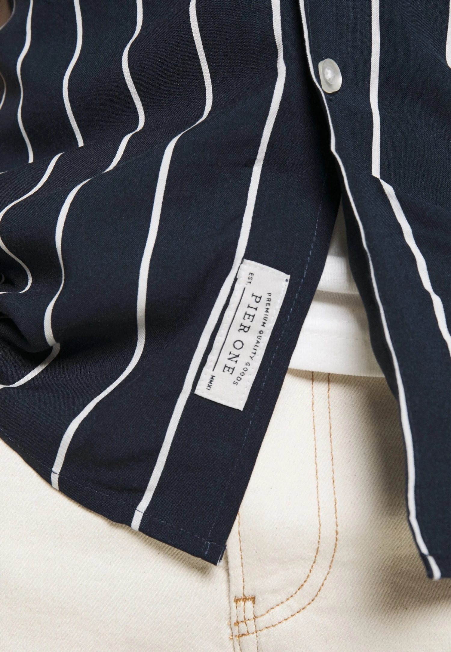 Pier One CamiciaDark Blue Uomo Camicie PI922D0BP-K11 8 Pier One CamiciaDark Blue Uomo Camicie PI922D0BP-K11 - immagine 6