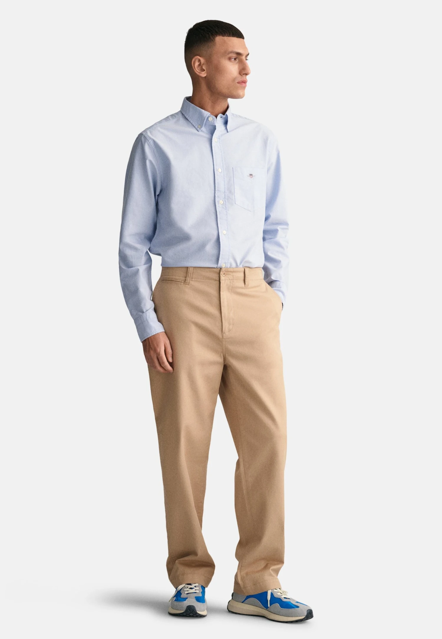 Gant Reg Oxford Shirt - Camicia - Light Blue 4 Gant Reg Oxford Shirt - Camicia - Light Blue - immagine 2