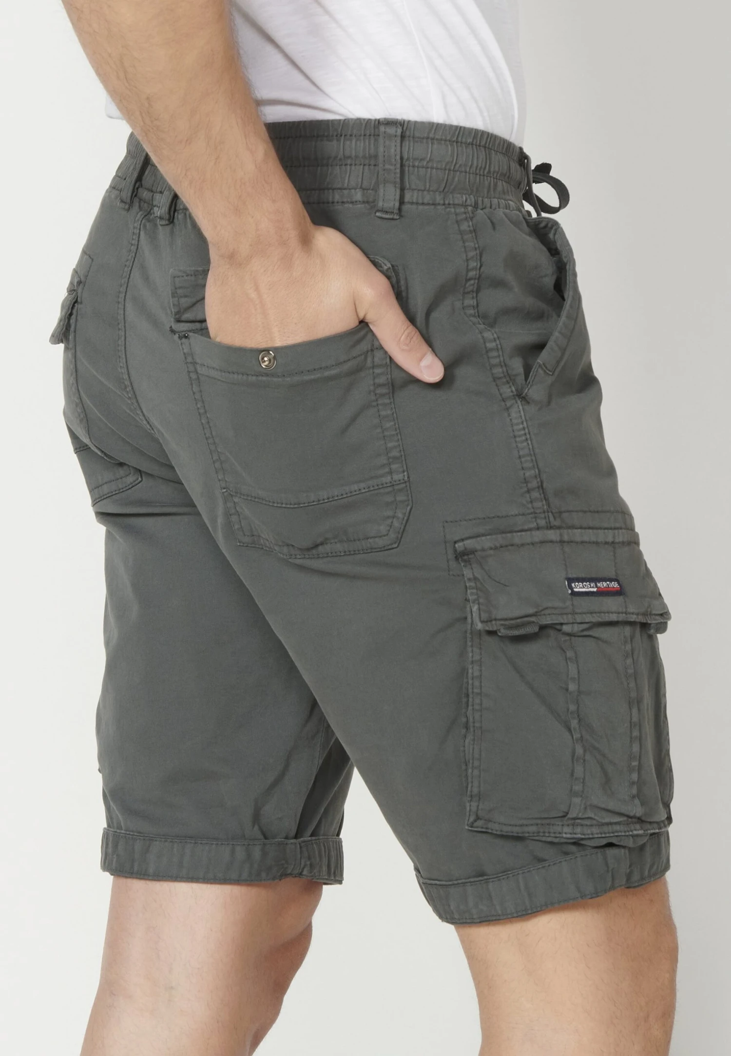 Koroshi Shorts - Gris 8 Koroshi Shorts - Gris - immagine 6