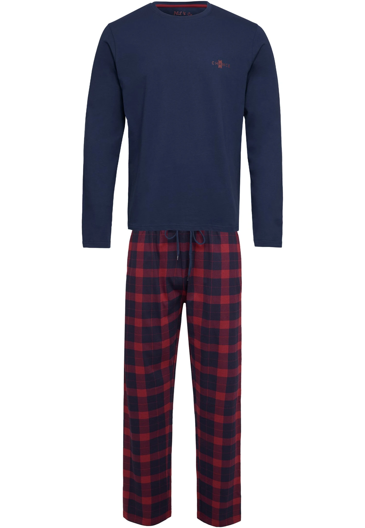 1 Pack Special SetPigiamaBlau Rot Uomo Per La Notte PHN82M00B-T11 4 1 Pack Special SetPigiamaBlau Rot Uomo Per La Notte PHN82M00B-T11 - immagine 2