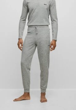 Boss Waffle CuffPantaloni Del PigiamaGrey Four Uomo Per La Notte BB182L04K-C11