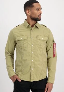 Alpha Industries Basic CamiciaSage Green Uomo Camicie AL522D01T-N11