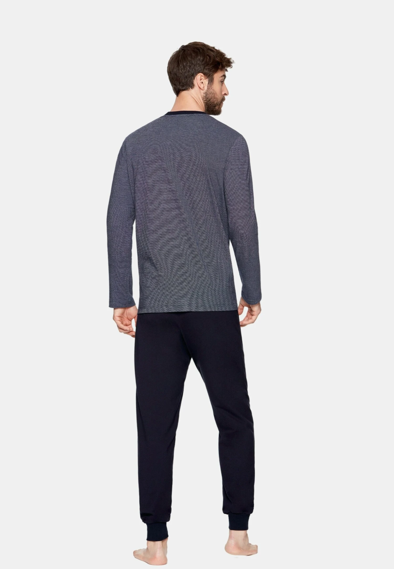 Eden Park PigiamaBleu Uomo Per La Notte EDL82M00G-K11 4 Eden Park PigiamaBleu Uomo Per La Notte EDL82M00G-K11 - immagine 2