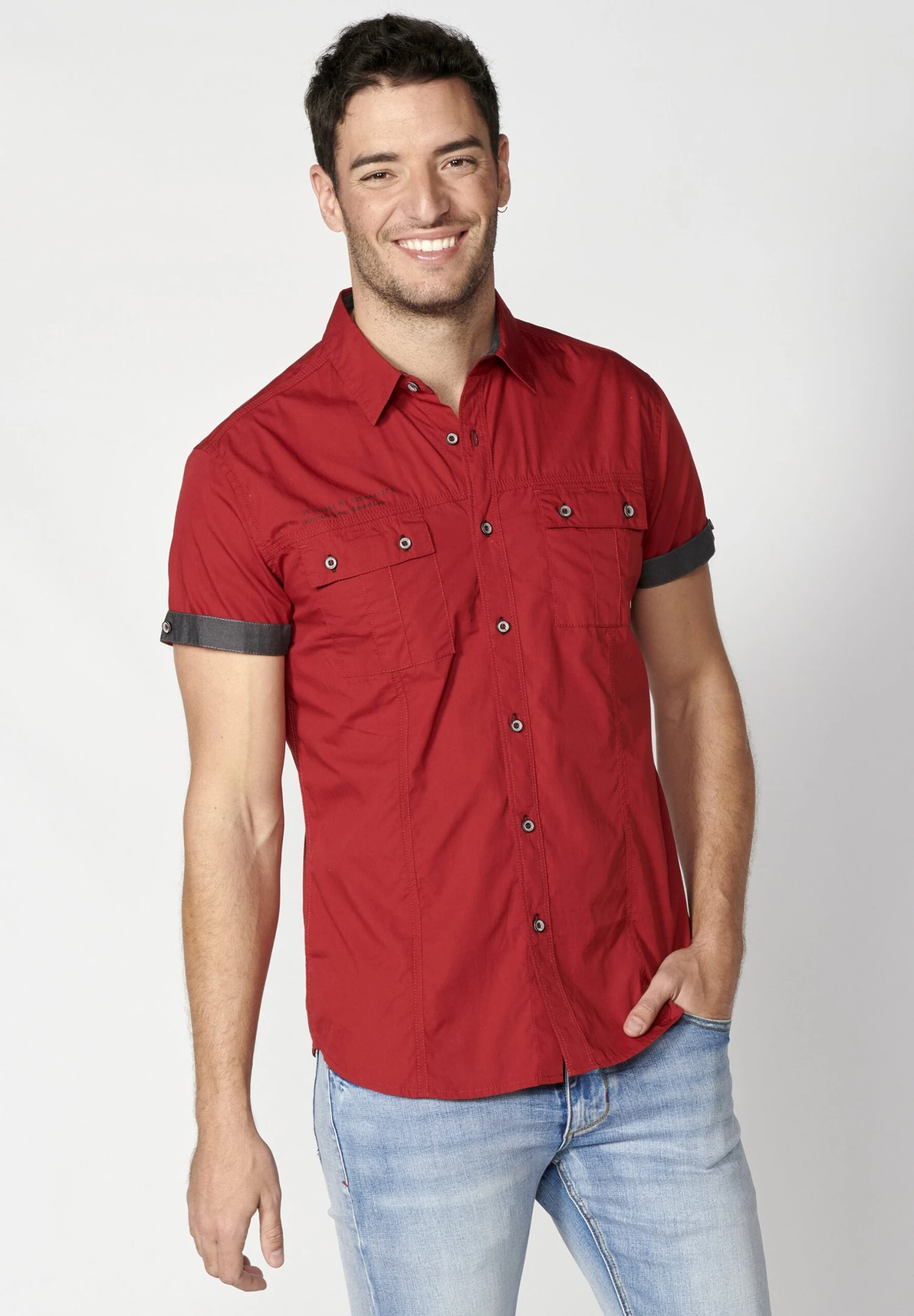 Koroshi Short Sleeve- Camicia - Rojo Red 10 Koroshi Short Sleeve- Camicia - Rojo Red - immagine 8
