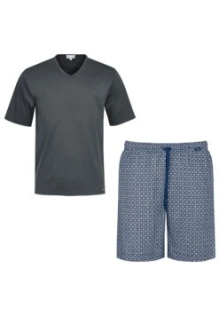 MEY Kurzarm Lounge - Nightwear Set - Pigiama - Blau Grau 11 MEY Kurzarm Lounge - Nightwear Set - Pigiama - Blau Grau -Negozio Di Abbigliamento Zalando ec64cf5deff74e95a75cf578c70522f0