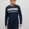 Boss BalanceMaglia Del PigiamaDark Blue Three Uomo Per La Notte BB182N03Y-K11 -Negozio Di Abbigliamento Zalando ee5f0c9de68342d496570aad3342fa37