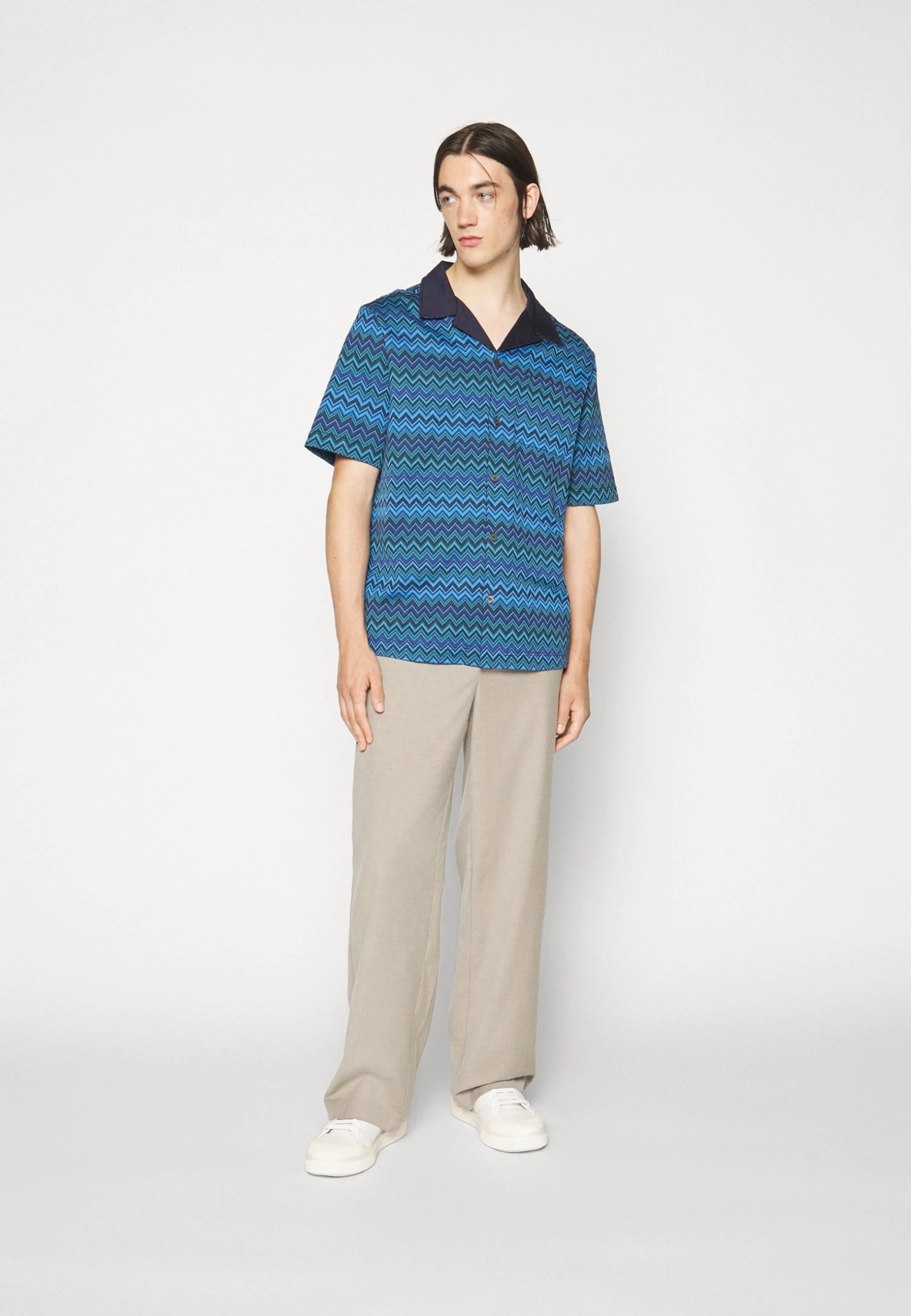 Missoni Short Sleeve ShirtCamiciaNavy Blue Uomo Camicie 6MI22D00V-T11 7 Missoni Short Sleeve ShirtCamiciaNavy Blue Uomo Camicie 6MI22D00V-T11 - immagine 5