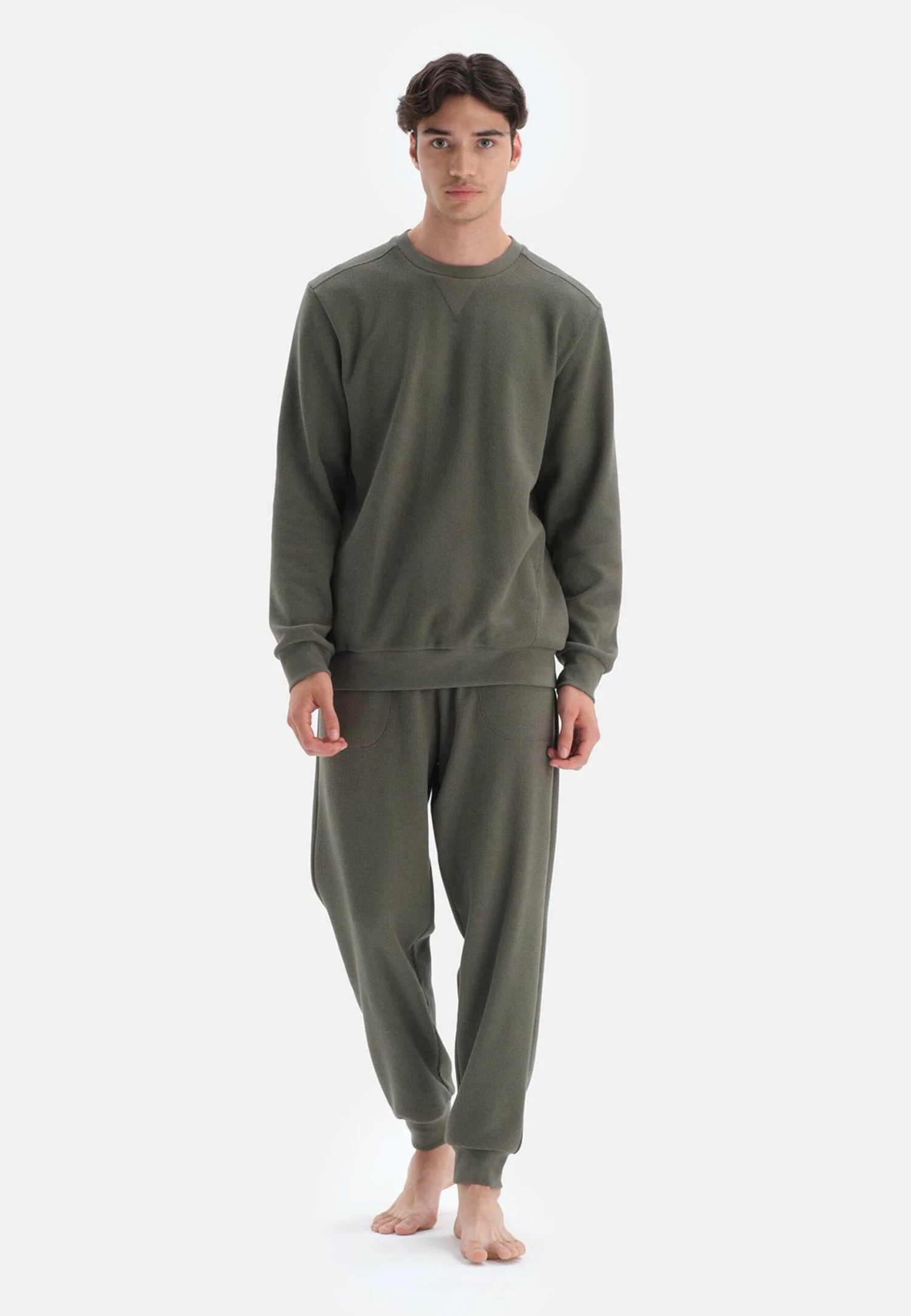 ConnectPantaloni SportiviKhaki Uomo Pantaloni Sportivi E Joggers D6D22E011-N11 4 ConnectPantaloni SportiviKhaki Uomo Pantaloni Sportivi E Joggers D6D22E011-N11 - immagine 2