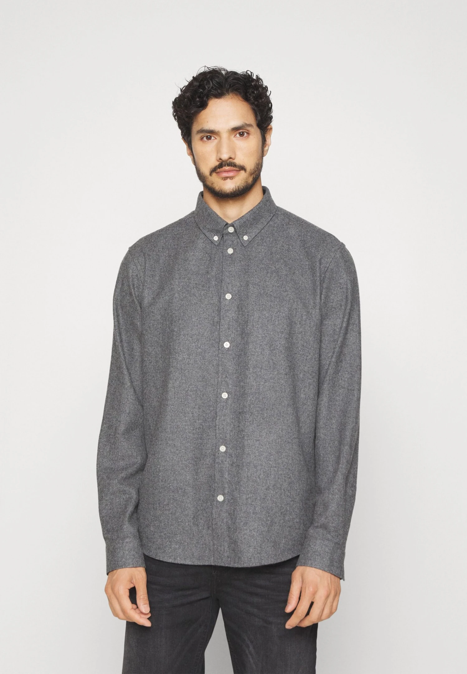 Minimum Waynes CamiciaGrey Melange Uomo Camicie MI422D0AV-C11 5 Minimum Waynes CamiciaGrey Melange Uomo Camicie MI422D0AV-C11 - immagine 3