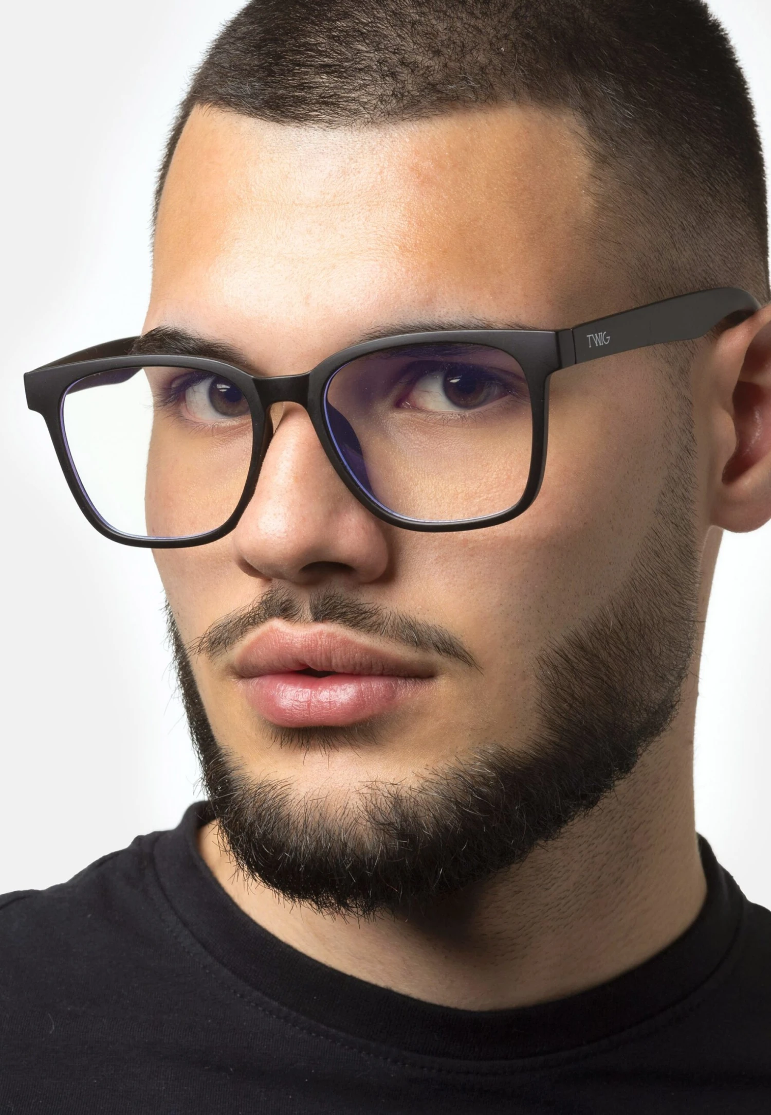 PowisOcchiali Anti Luce BluDeep Black Uomo Occhiali Per Luce Blu TWK54K014-Q12 3 PowisOcchiali Anti Luce BluDeep Black Uomo Occhiali Per Luce Blu TWK54K014-Q12