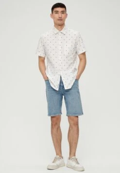 S.Oliver Kurzarm Mit All-Over-Druck - Camicia - Weiß -Negozio Di Abbigliamento Zalando f8e3b999496948e78f7f9a23e78b848d