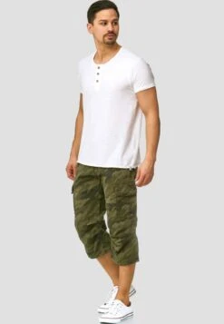 Indicode Jeans Mit Gürtel Nicolas - Shorts - Mottled Dark Green -Negozio Di Abbigliamento Zalando fa77a3fbfccd4d05bd3a8f5e9527a51a