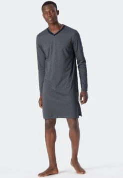 Schiesser Fine InterlockCamicia Da NotteJade Uomo Per La Notte S5982M0BE-Q11