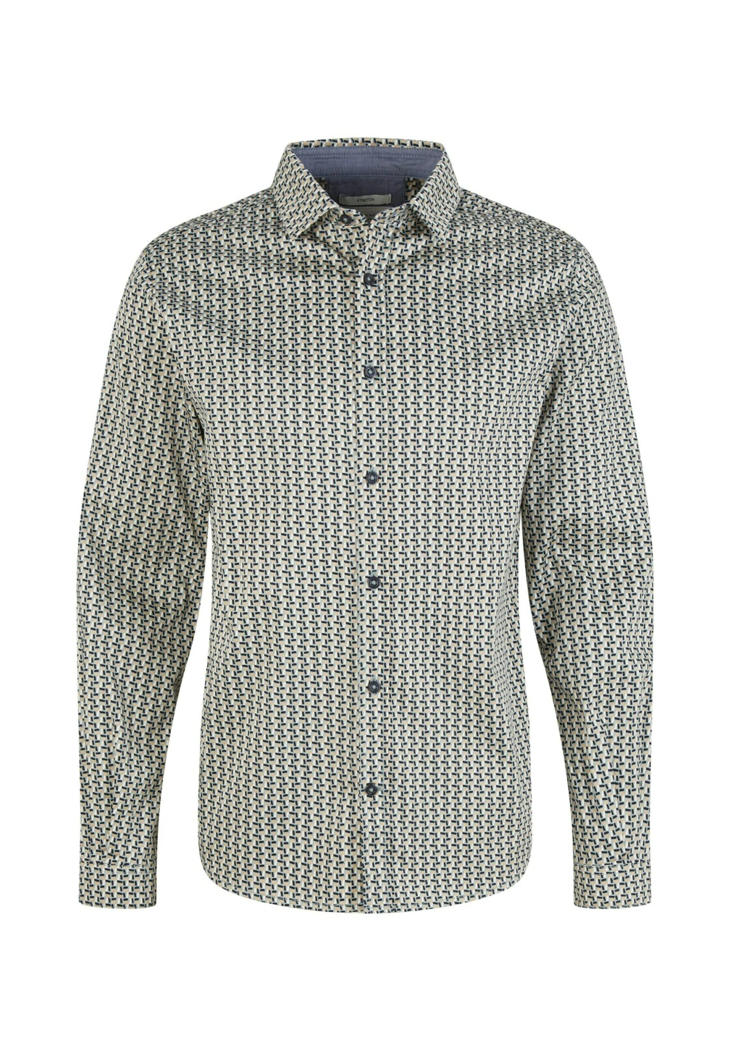 Tom Tailor Mit Allover-Print - Camicia - Ice Blue Design 7 Tom Tailor Mit Allover-Print - Camicia - Ice Blue Design - immagine 5